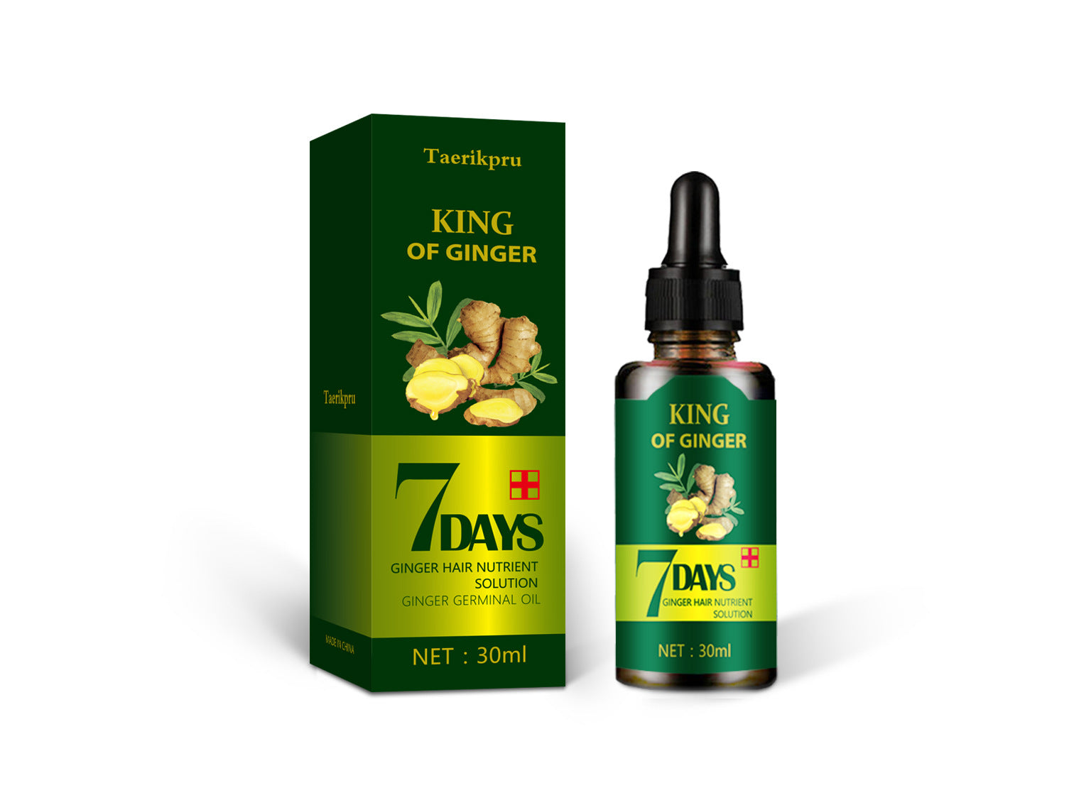 Ginger Hair Growth Oil for Hair Loss Prevention
