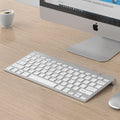 Ultra-thin 2.4G Mini Wireless Keyboard and Mouse for iMac Macbook Scissor Feet Chocolate Mute Windows Linux