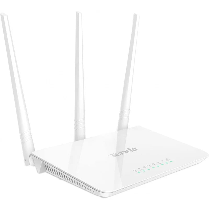 Tenda F3 N300 Wireless Wi-Fi Router with High Power 5dBi Antennas 300Mbps External English System routers