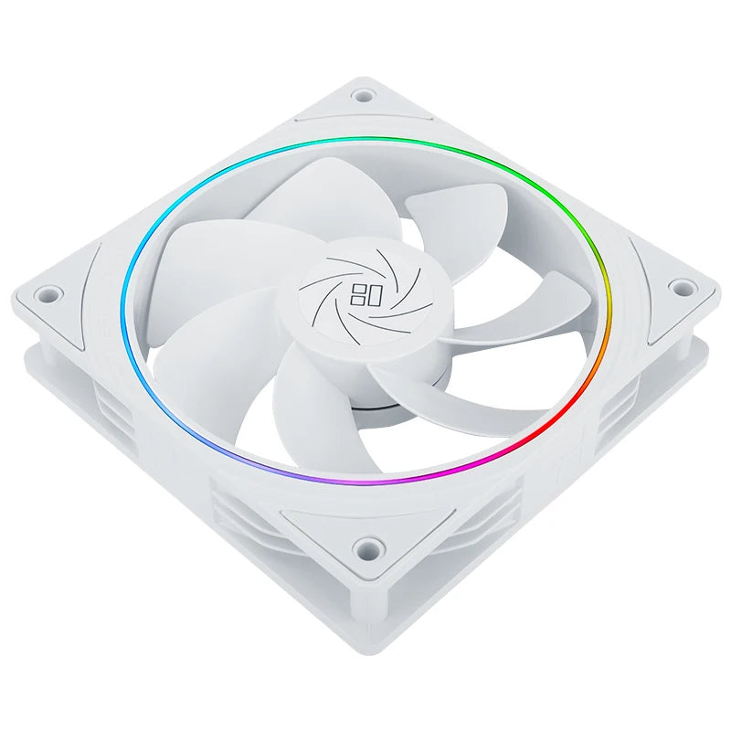 Thermalright TL-S12R 12CM computer case fan, reverse air outlet,Halo lighting effect，4PIN PWM/5V 3PIN ARGB,1500RPM