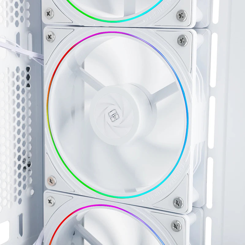 Thermalright TL-S12R 12CM computer case fan, reverse air outlet,Halo lighting effect，4PIN PWM/5V 3PIN ARGB,1500RPM