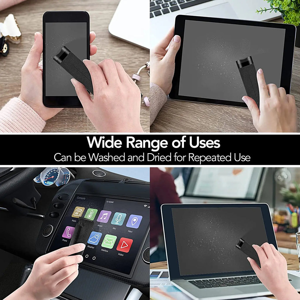 2 In 1 Phone Screen Cleaner Portable Spray Cleaner Microfiber Cloth Set Mini Cleaning Tool For Tablet Mobile Phone Touch Screen