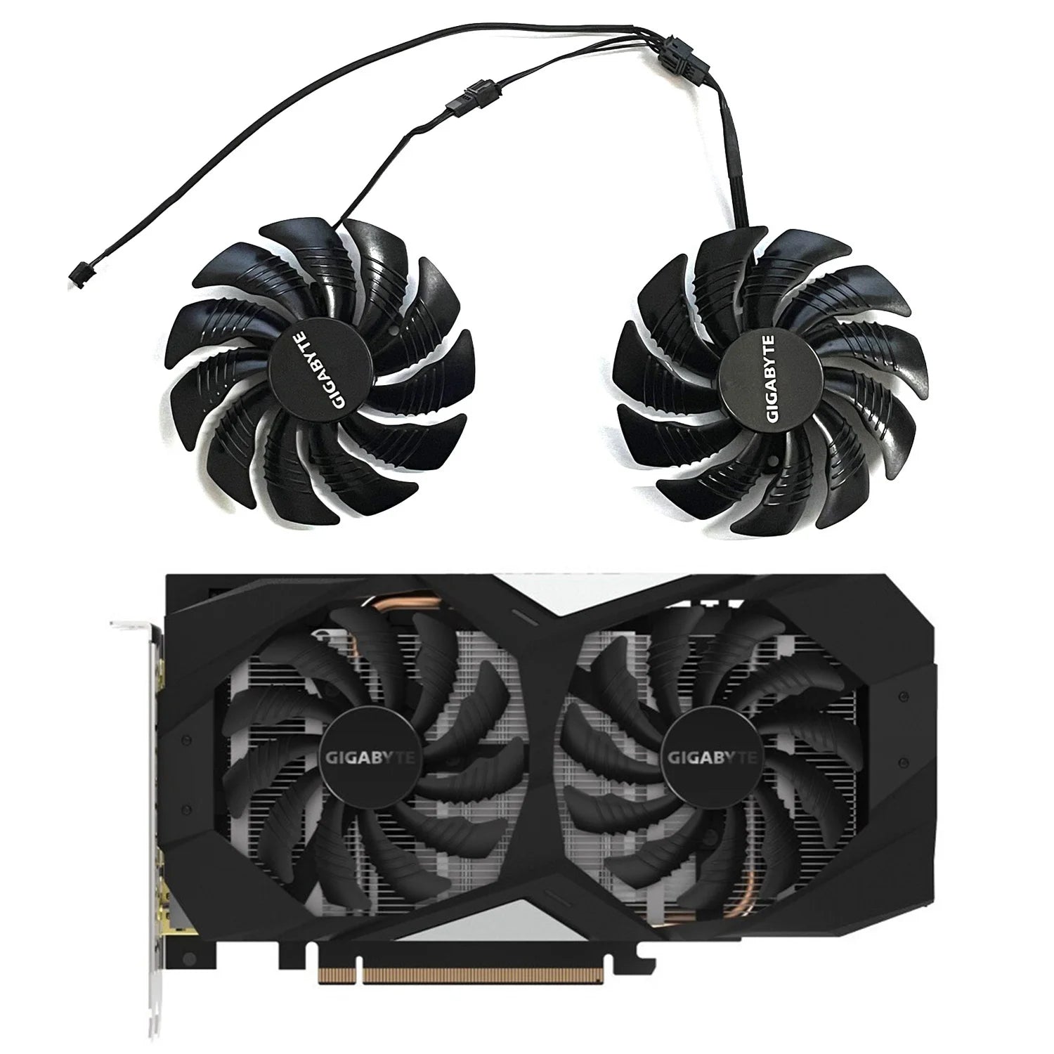 T129215SU PLD09210S12HH 88mm DC 12V 0.5A for Gigabyte Rtx 2060 2070 1650 1660 Ti Super Wind Power Oc 6G Graphics Card Fan