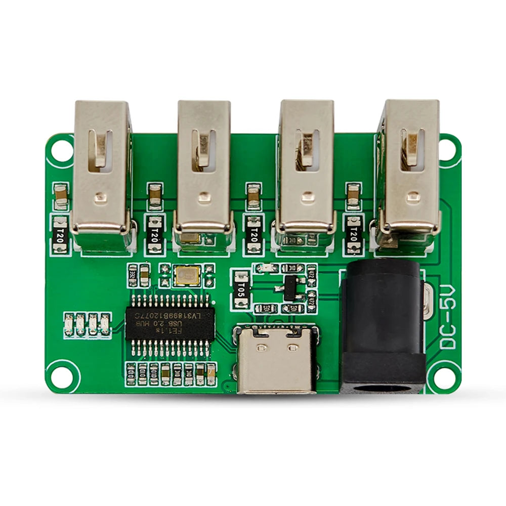 DC 5V USB 2.0 HUB 1 to 4 HUB Module FE1.1S Chip Transmission Speed 480Mbps For Keyboard Mice Portable Hard Drive Card Reader