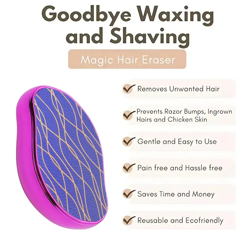 Reusable Crystal Hair Eraser for Painless Hair Removal